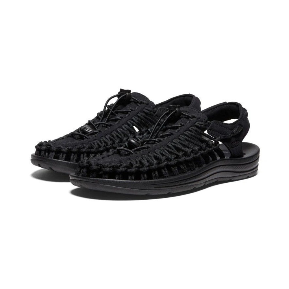 Keen UNEEK Women's Sneaker Sandal Black Cord Size 39 US 8.5